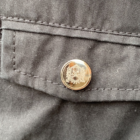 The Kooples long biker jacket Sz XS - Picture 5 of 10